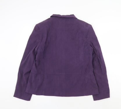 Womens UK Size 14 Damart Purple Jacket