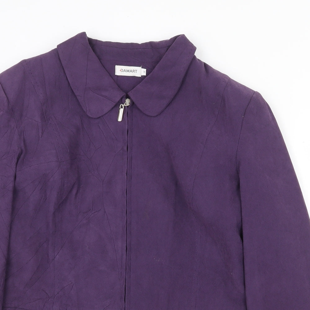 Womens UK Size 14 Damart Purple Jacket