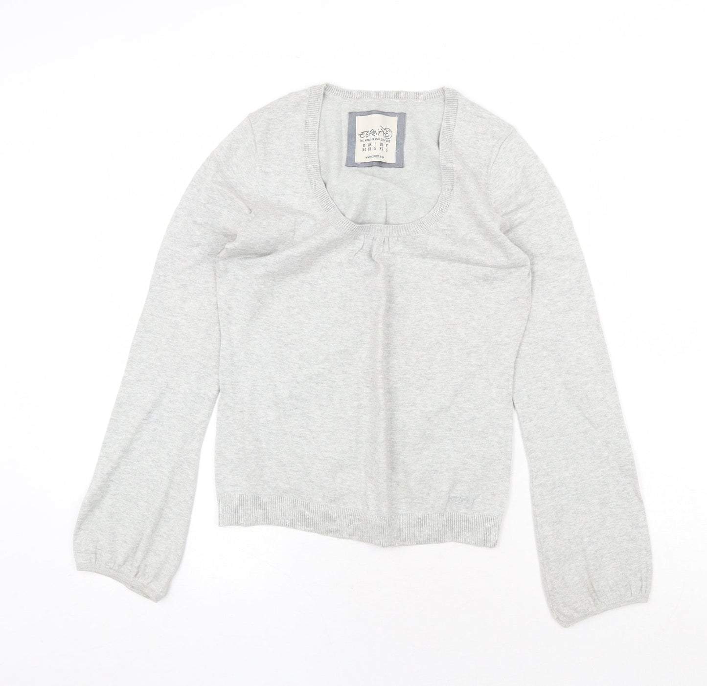 Womens UK Size XS Espirit Grey Pullover Jumper