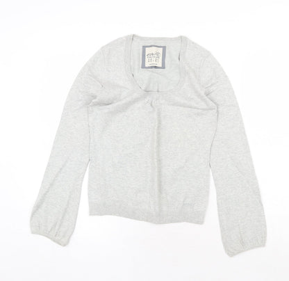 Womens UK Size XS Espirit Grey Pullover Jumper