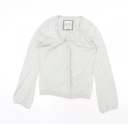 Womens UK Size XS Espirit Grey Pullover Jumper
