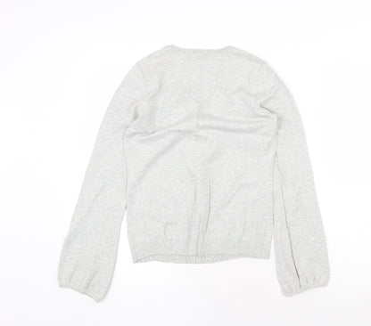 Womens UK Size XS Espirit Grey Pullover Jumper