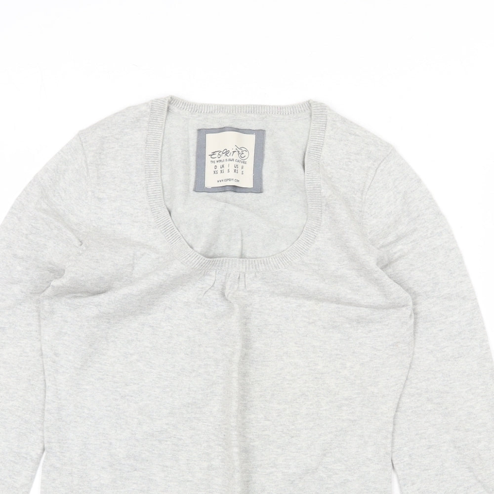 Womens UK Size XS Espirit Grey Pullover Jumper