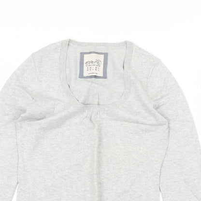 Womens UK Size XS Espirit Grey Pullover Jumper