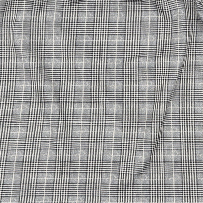 Cameo Rose Womens Grey Plaid Polyester A-Line Skirt Size M