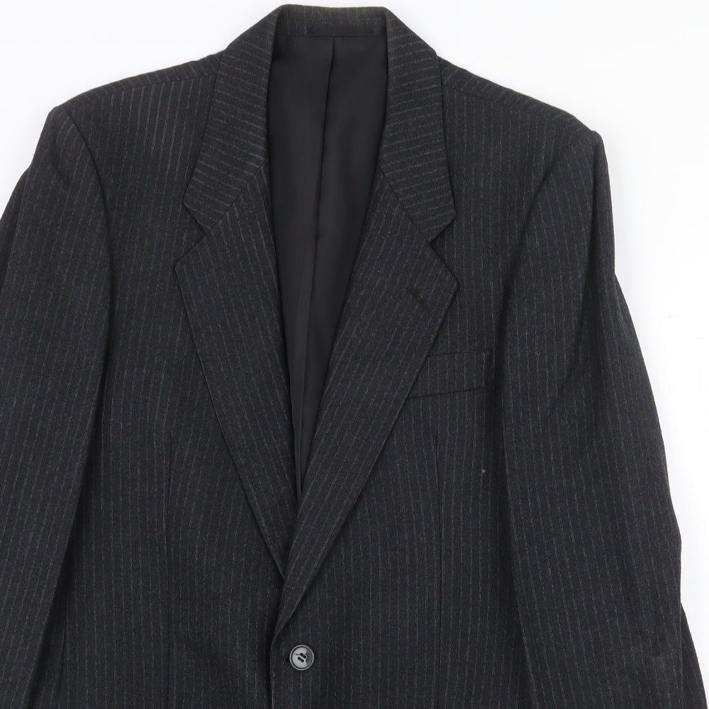Mens UK Size 40 Mr Harry Regular Grey Suit Jacket