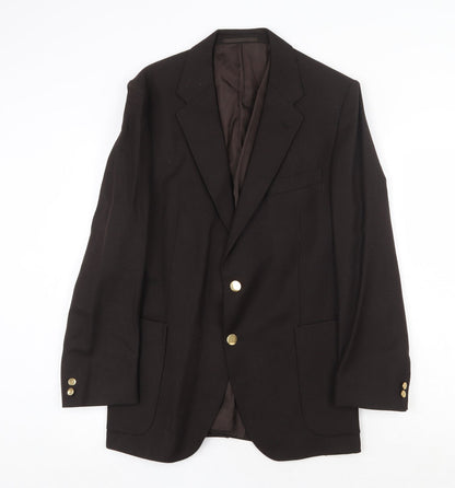 Mens UK Size 42 St Michael Regular Brown Suit Jacket