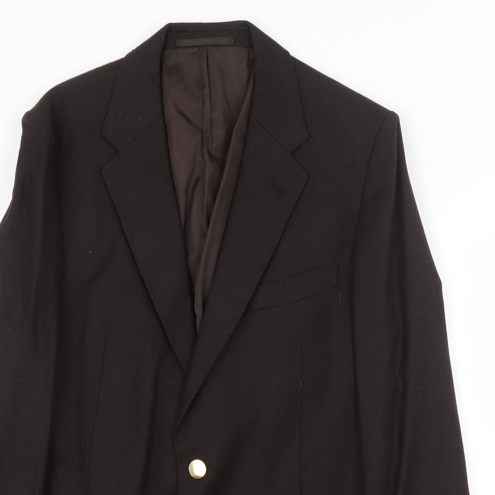 Mens UK Size 42 St Michael Regular Brown Suit Jacket