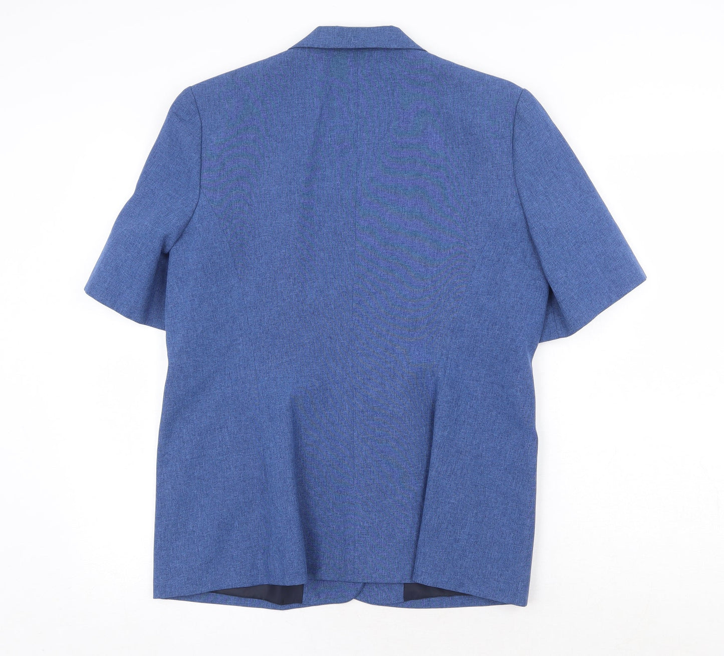 Bonmarché Womens Blue Polyester Jacket Blazer Size 14