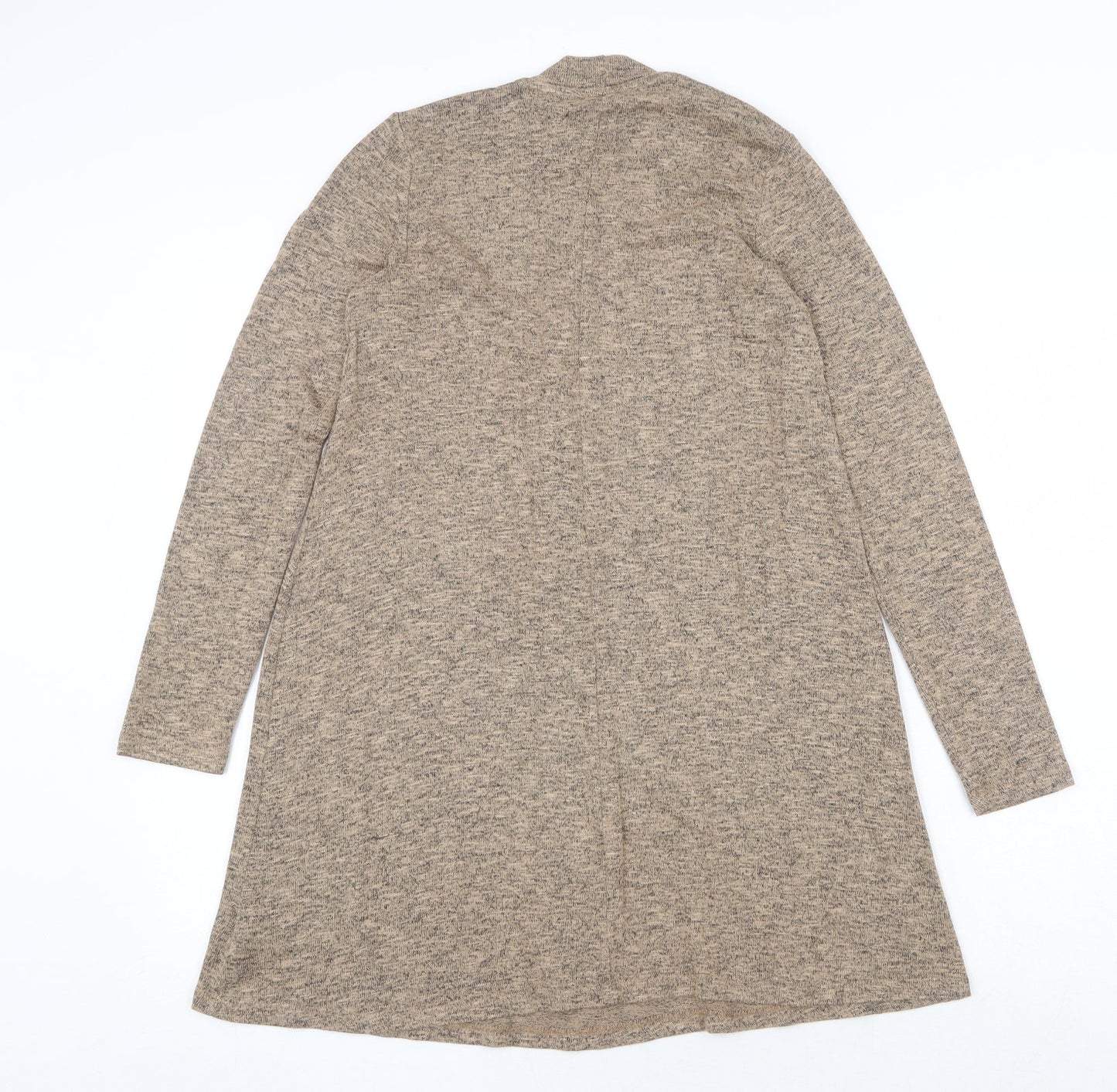 Atmosphere Womens Beige Viscose Jumper Dress Size 8 Mock Neck Pullover