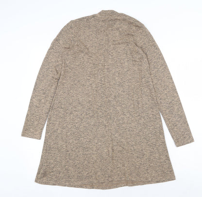 Atmosphere Womens Beige Viscose Jumper Dress Size 8 Mock Neck Pullover