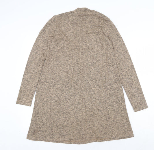 Atmosphere Womens Beige Viscose Jumper Dress Size 8 Mock Neck Pullover