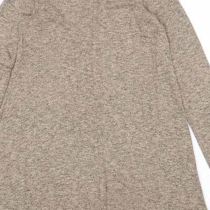 Atmosphere Womens Beige Viscose Jumper Dress Size 8 Mock Neck Pullover