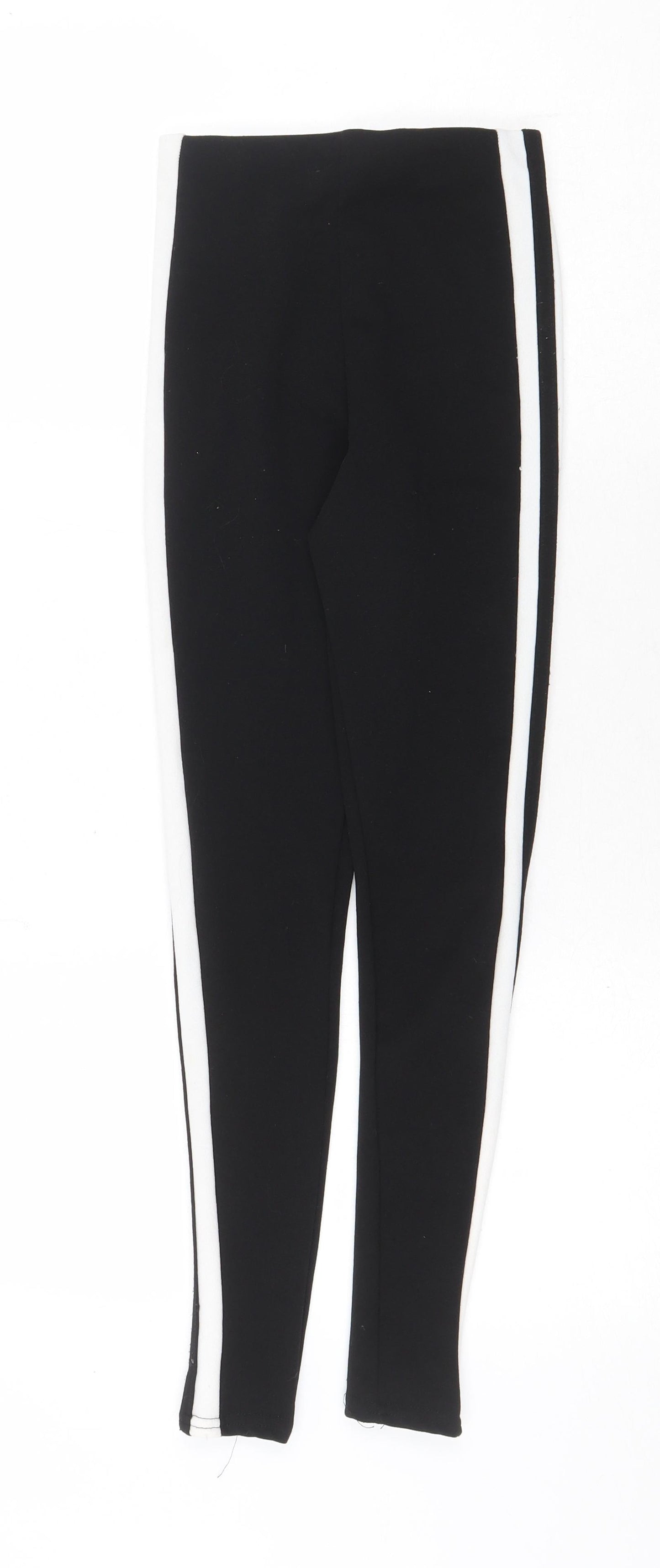 Womens UK Size 4 PRETTYLITTLETHING  Jogger Black Leggings