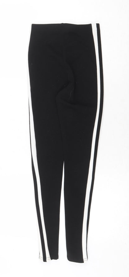 Womens UK Size 4 PRETTYLITTLETHING  Jogger Black Leggings
