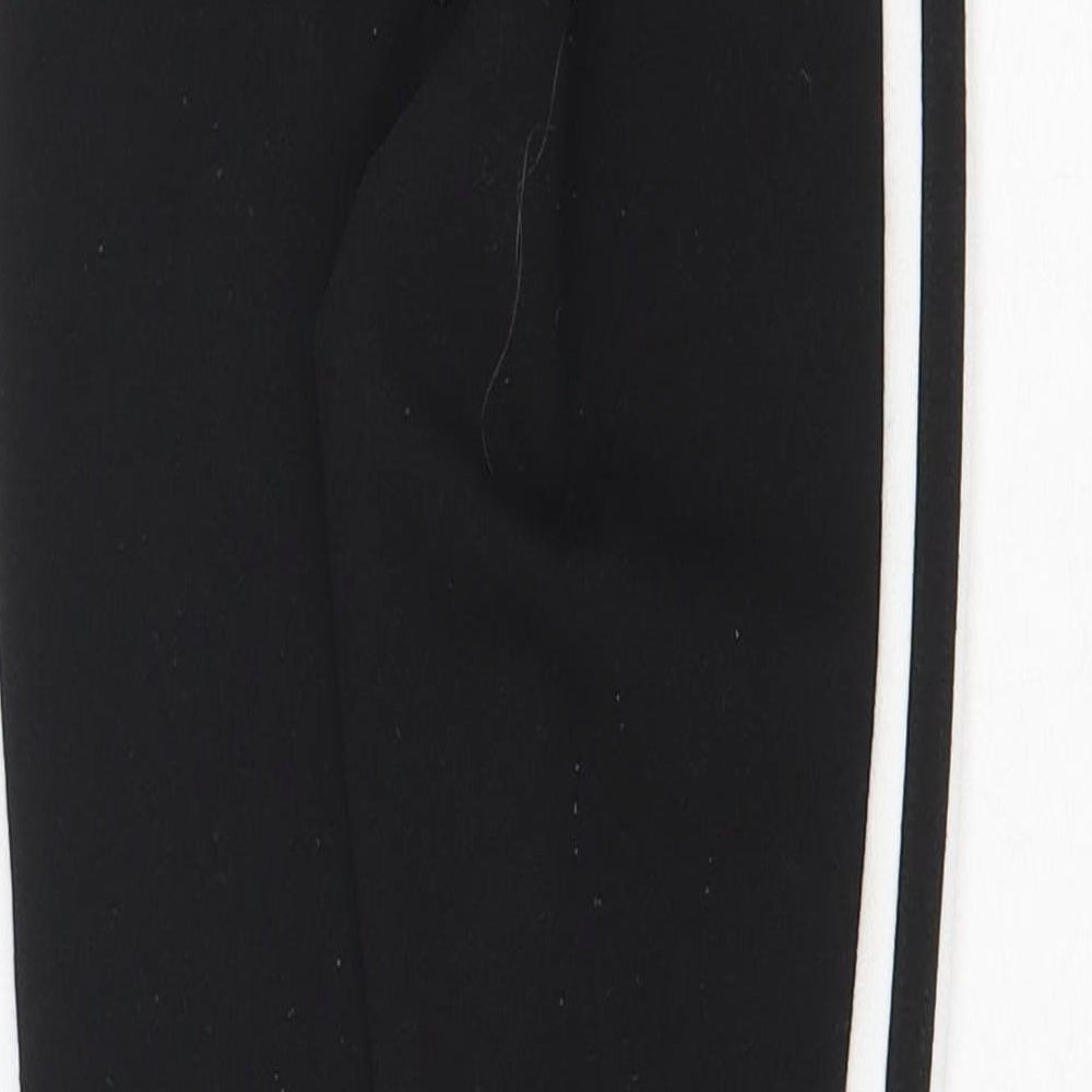 Womens UK Size 4 PRETTYLITTLETHING  Jogger Black Leggings
