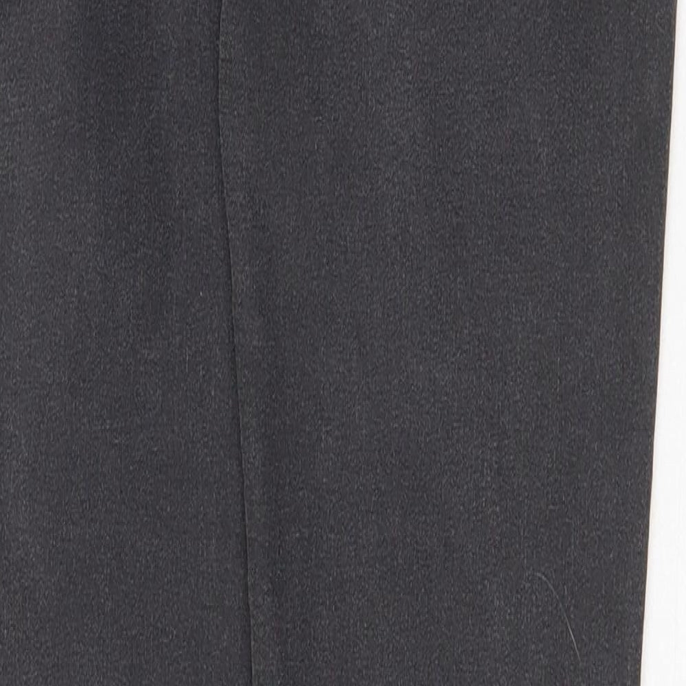 Coache Coache Womens Grey Cotton Straight Jeans Size 10 Regular Zip