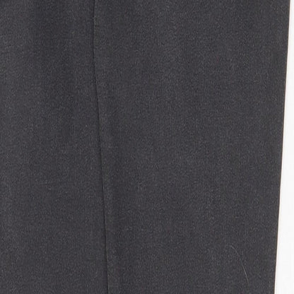 Coache Coache Womens Grey Cotton Straight Jeans Size 10 Regular Zip