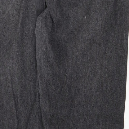 Womens UK Size 32 in Preworn Regular Fit Straight Grey Jeans