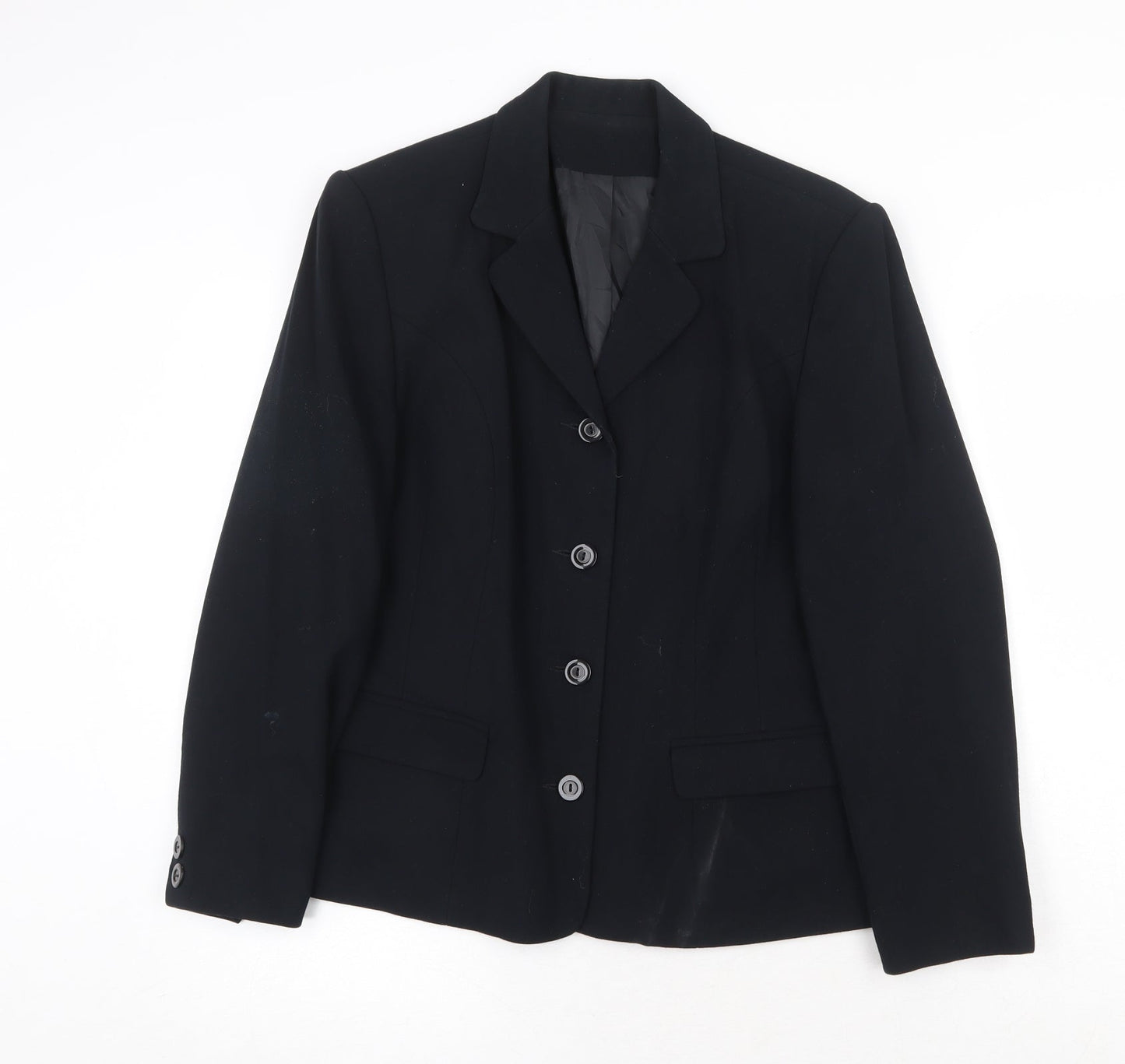 Womens UK Size 12 Richards Regular Black Suit Jacket