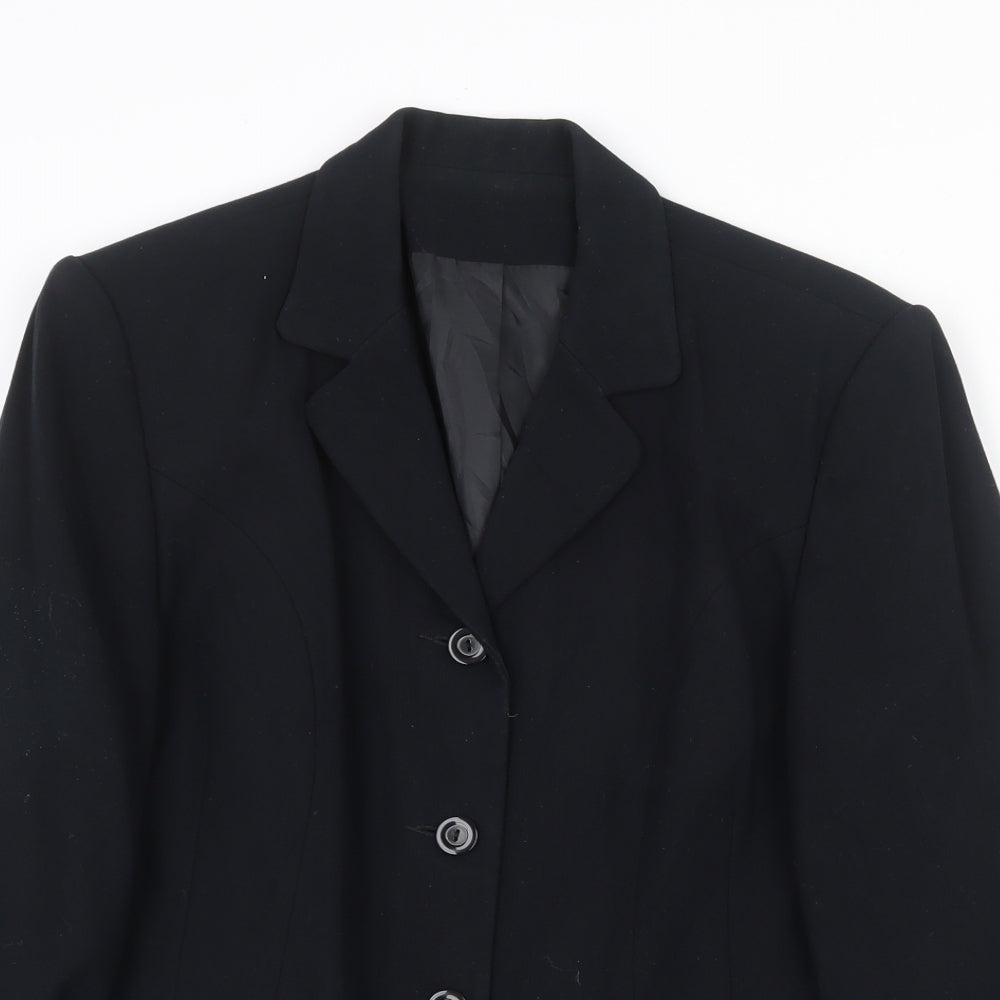 Womens UK Size 12 Richards Regular Black Suit Jacket
