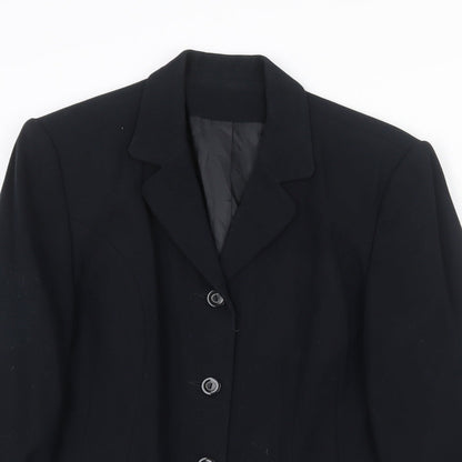 Womens UK Size 12 Richards Regular Black Suit Jacket