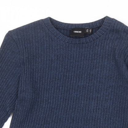 Womens UK Size 10 ASOS Blue Pullover Jumper