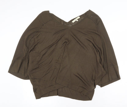 Womens UK Size M NEXT Green Basic Blouse