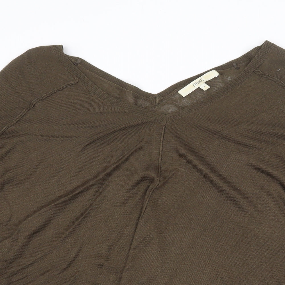 Womens UK Size M NEXT Green Basic Blouse
