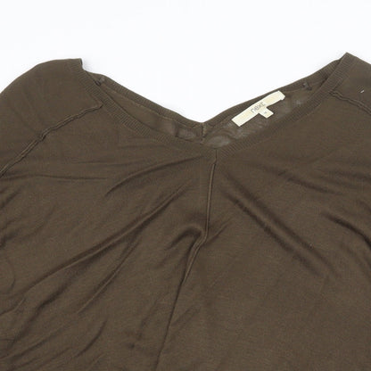 Womens UK Size M NEXT Green Basic Blouse