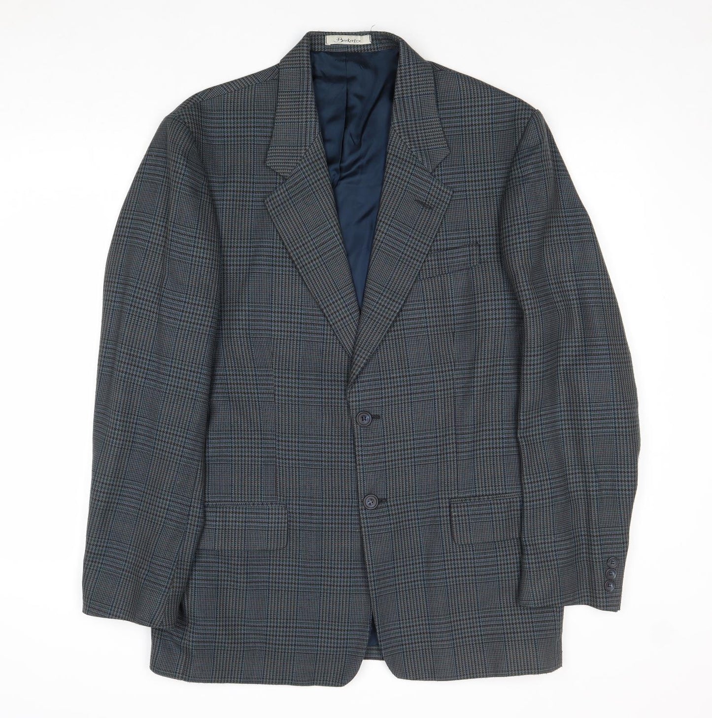 Mens UK Size 40 Berkertex Regular Blue Suit Jacket