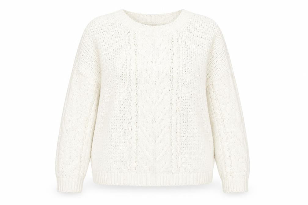 Womens UK Size XL Papaya White Pullover Jumper