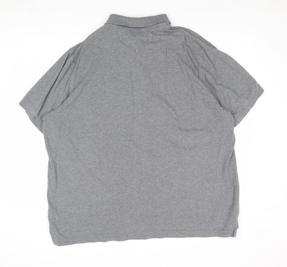 Hampton Mens Green 100% Cotton Polo Size 2XL Collared Button