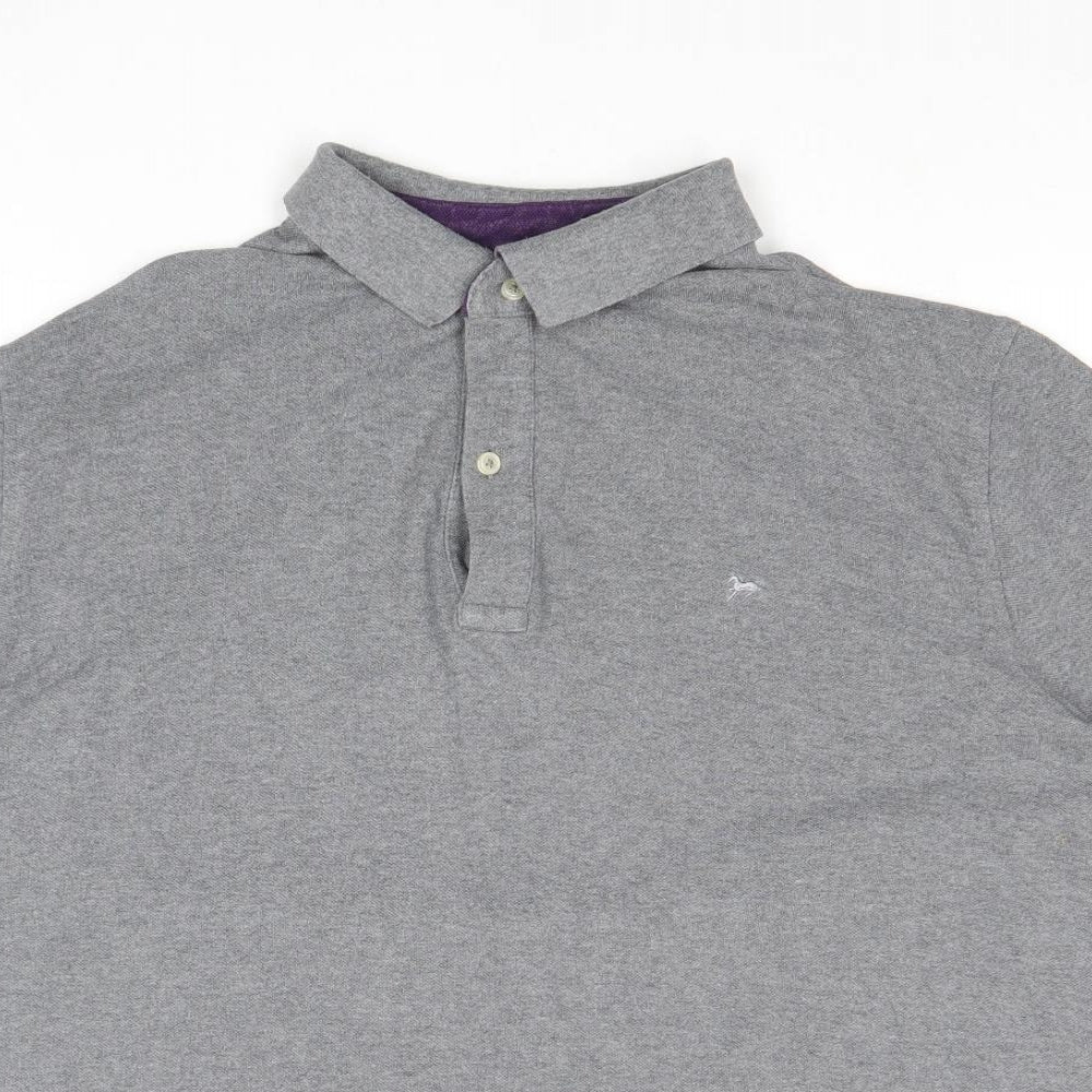 Hampton Mens Green 100% Cotton Polo Size 2XL Collared Button