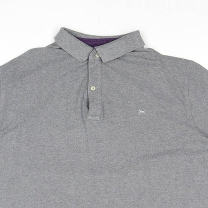 Hampton Mens Green 100% Cotton Polo Size 2XL Collared Button