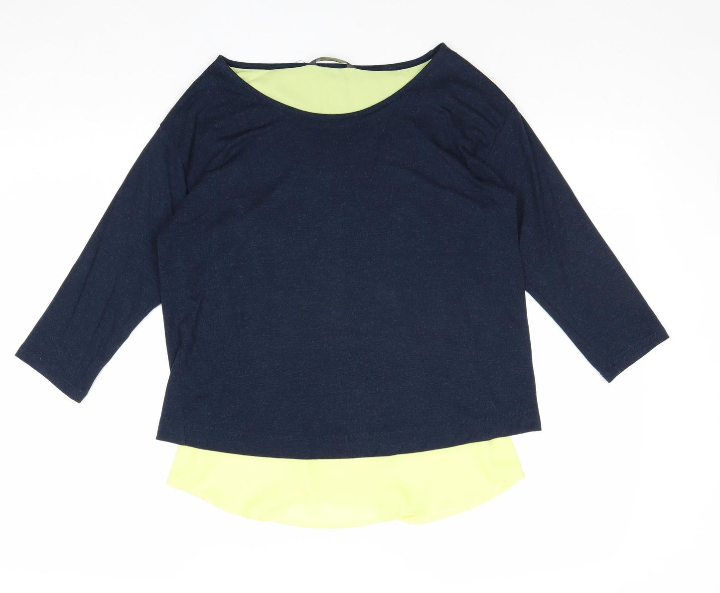 Womens UK Size 8 Marks and Spencer Blue Basic Blouse