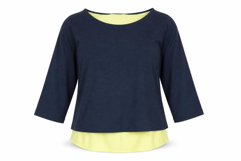 Womens UK Size 8 Marks and Spencer Blue Basic Blouse
