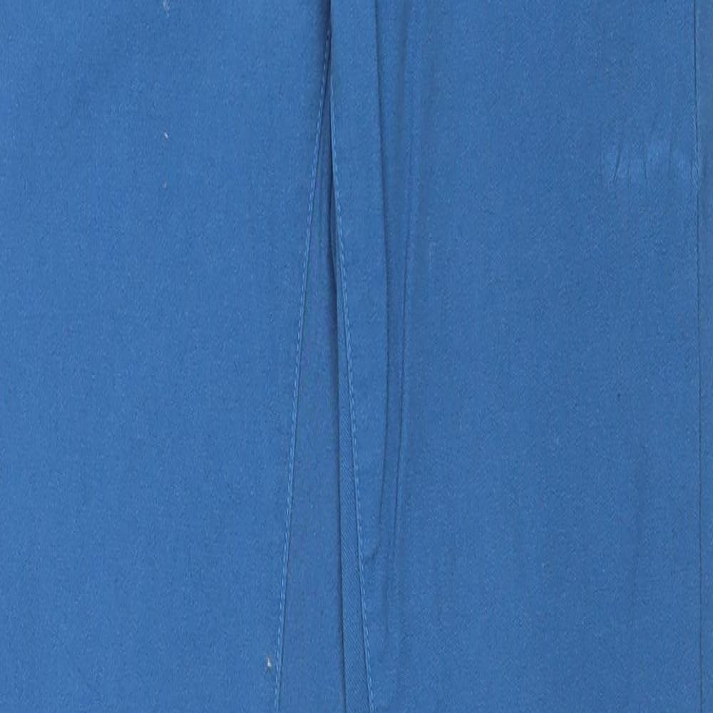Itala Womens Blue Cotton Skinny Jeans Size S Regular Zip
