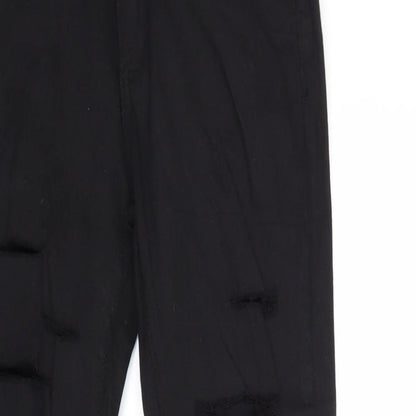 Jeans Womens Black Cotton Skinny Jeans Size S Regular Zip