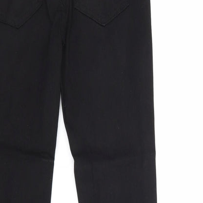 Jeans Womens Black Cotton Skinny Jeans Size S Regular Zip