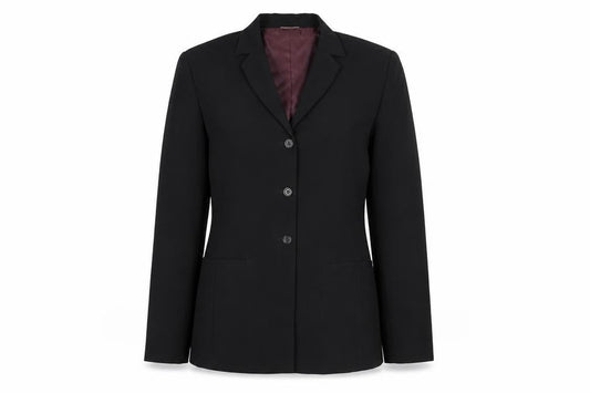 Select Womens Black Polyester Jacket Suit Jacket Size 12