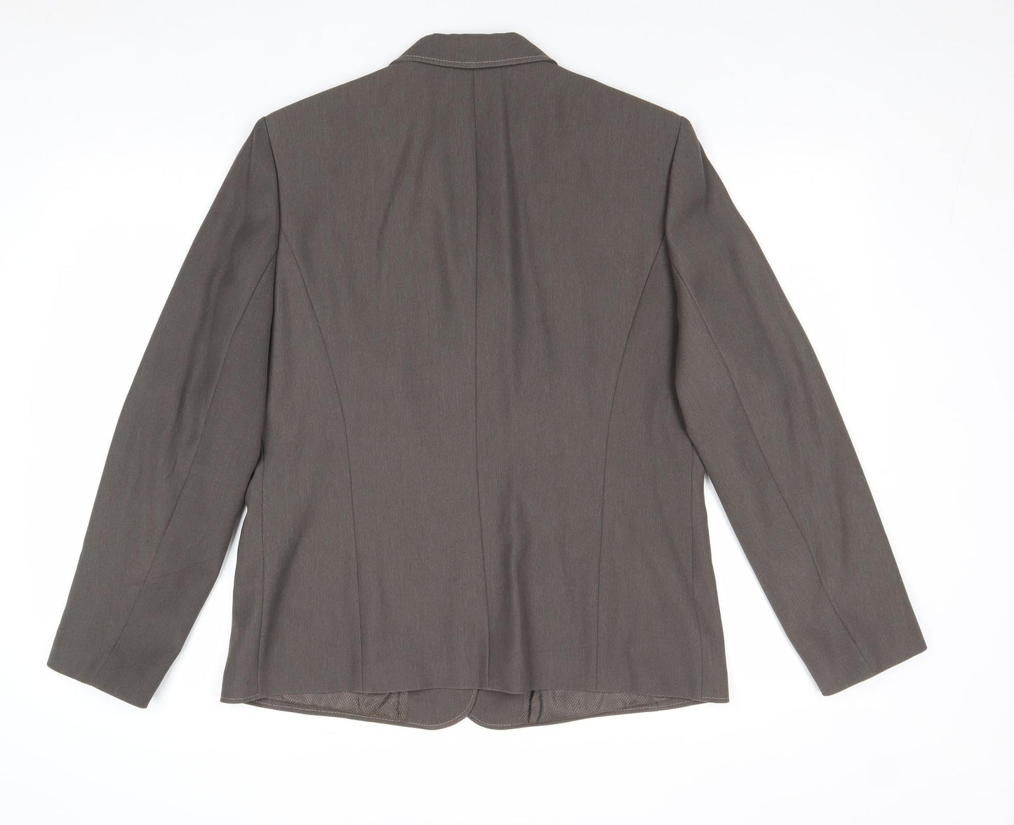 Gerry Weber Womens Brown Polyester Jacket Suit Jacket Size 14