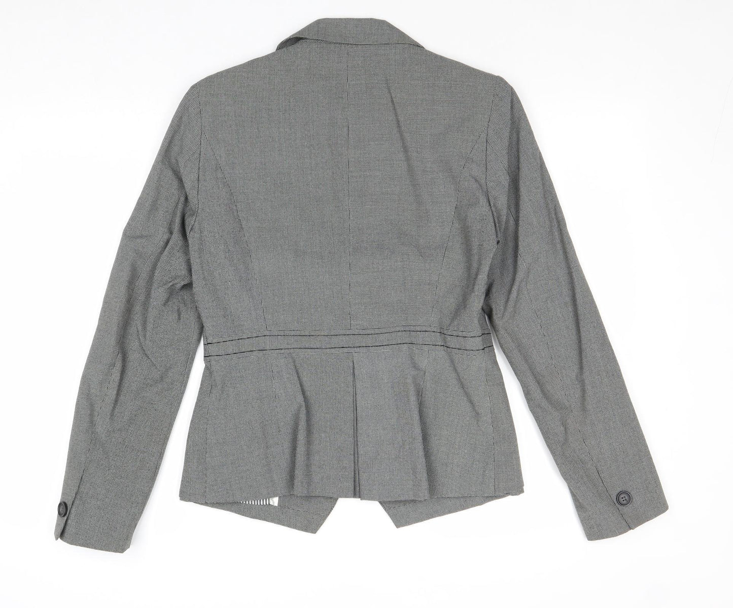 NEXT Womens Grey Polyester Jacket Suit Jacket Size 10