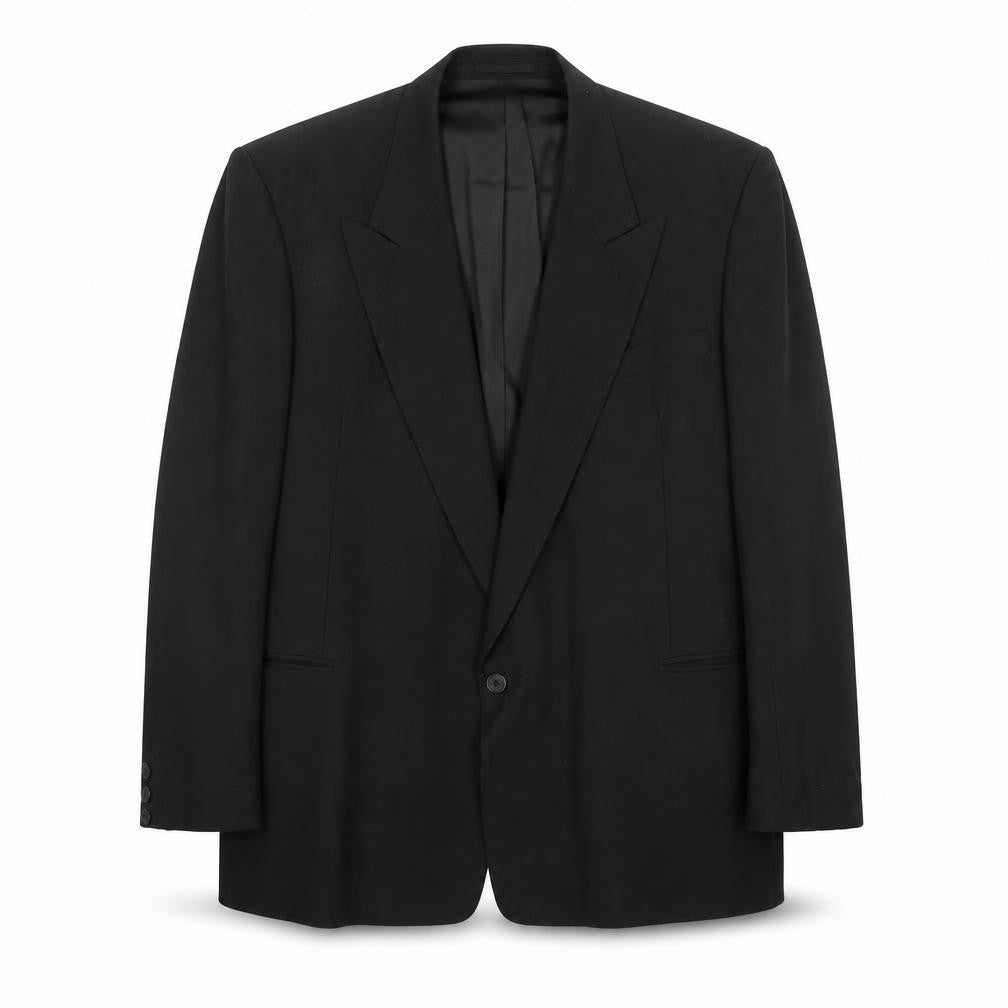 Mens UK Size 42 BHS Regular Black Suit Jacket
