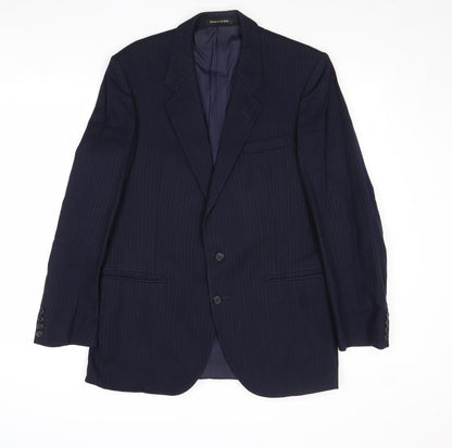 Mens UK Size 40 Dunn & Co Regular Blue Suit Jacket