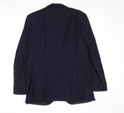 Mens UK Size 40 Dunn & Co Regular Blue Suit Jacket