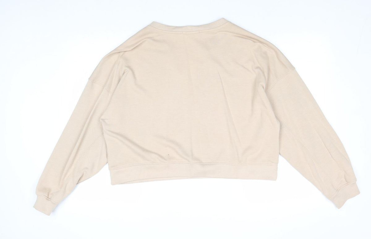 Missguided Womens Pink Polyester Pullover Sweatshirt Size 12 Pullover