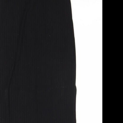 FOREVER 21 Womens Black Viscose A-Line Skirt Size XS