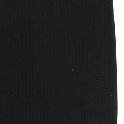 FOREVER 21 Womens Black Viscose A-Line Skirt Size XS