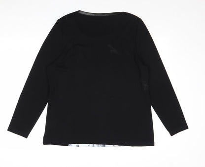 Womens UK Size L CASAMIA Black Pullover Jumper